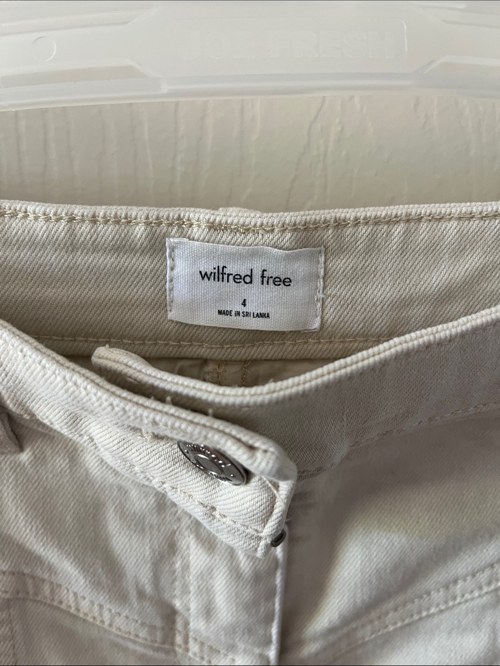Wilfred High-Rise White Denim Trousers - Picture 4 of 4